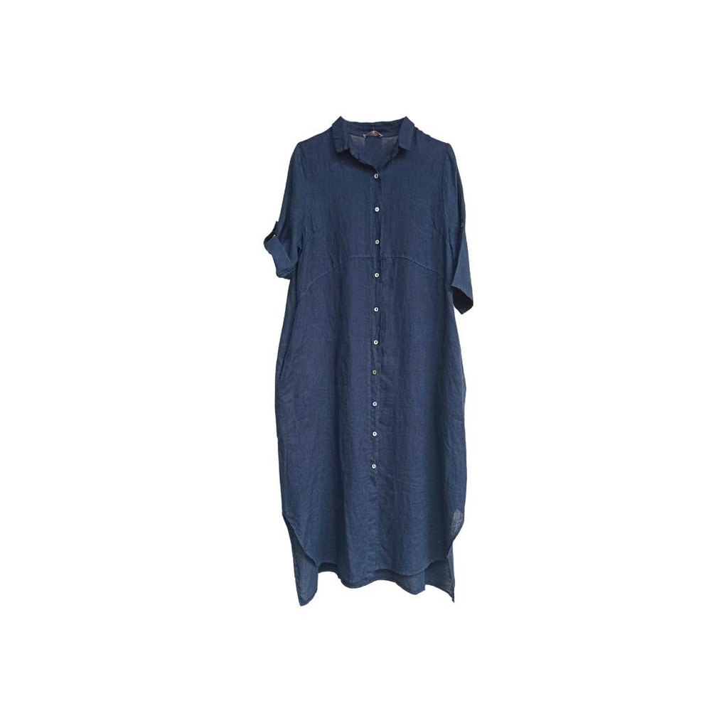Vestido Camisero Largo