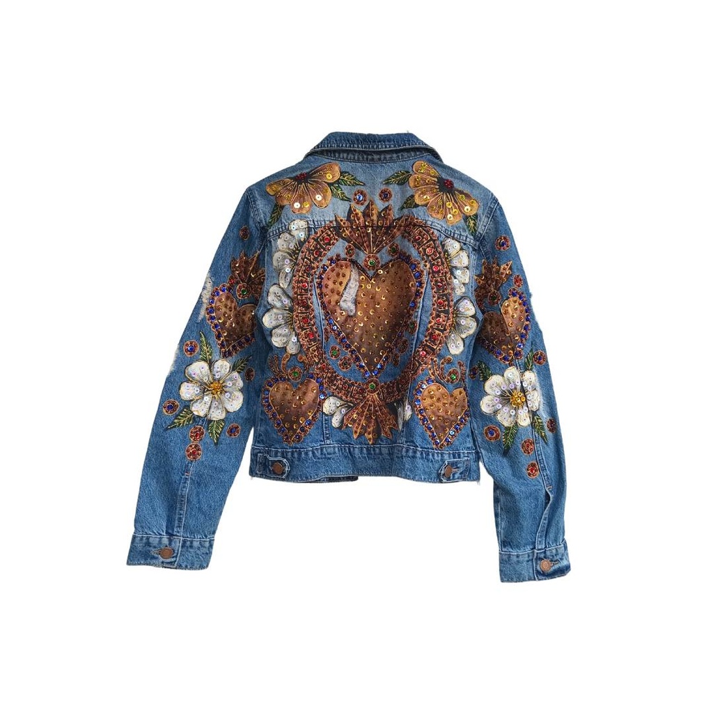[CRZNCB4500] Chaqueta Cobre Flores (M)