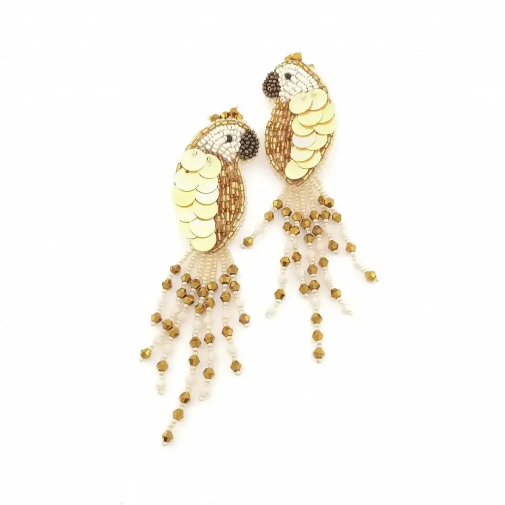 Aretes Quetzal (Dorado)