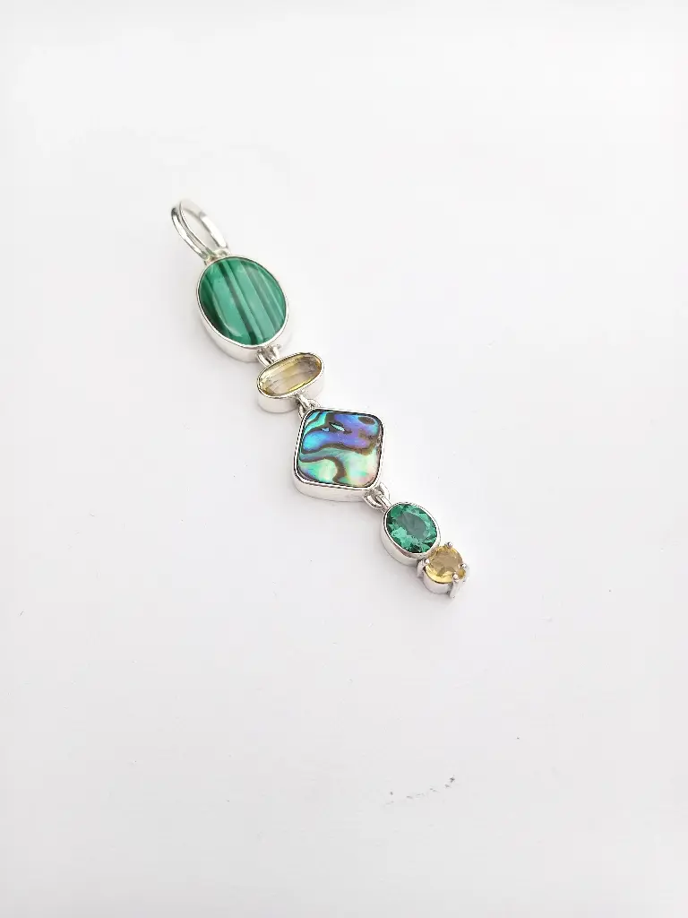 Dije Cascada Malaquita