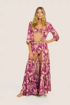 Vestido Natura Rosa
