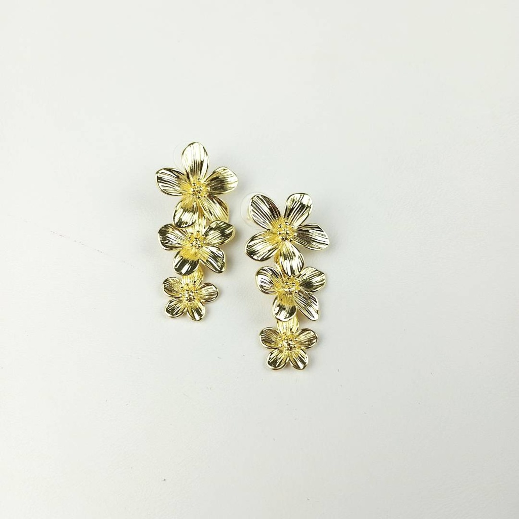 Aretes Fiori (Dorado)