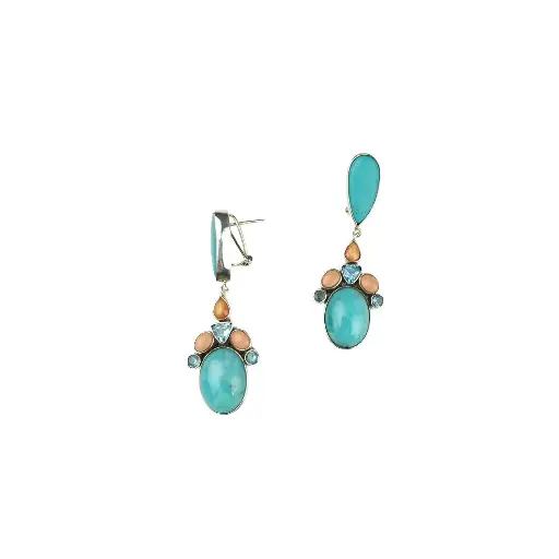 Aretes Amazonita