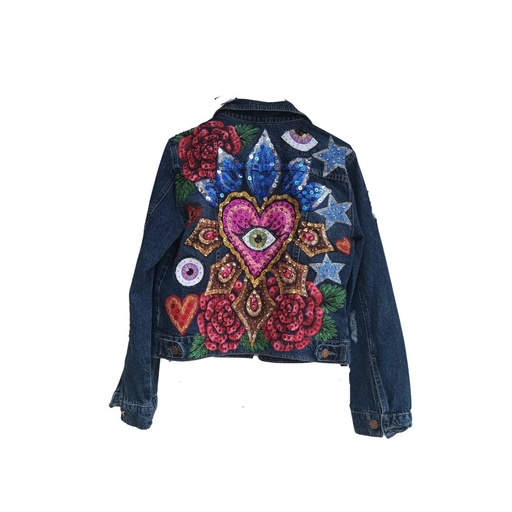 [CML45/I3741] Chaqueta Corazón Mirón Rosas