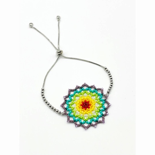 [PU09] Pulsera Mandala  Arcoíris