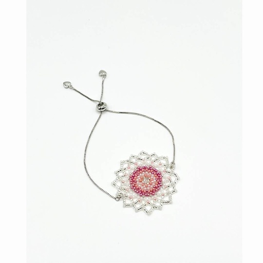 [PU11] Pulsera Mandala Rosa