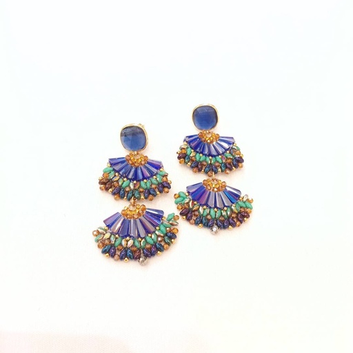 [ATIP6255] Aretes Abanico
